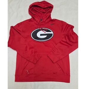 GEORGIA BULLDOGS NIKE THERMA FIT MENS LONG SLEEVE HOODIE SIZE LARGE